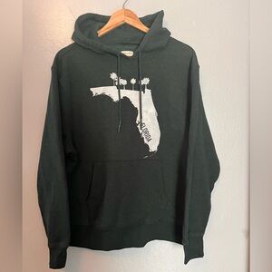 Florida State of Mind Green Unisex Hoodie with front pocket, XL